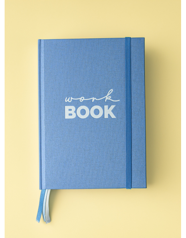 Workbook niebieski